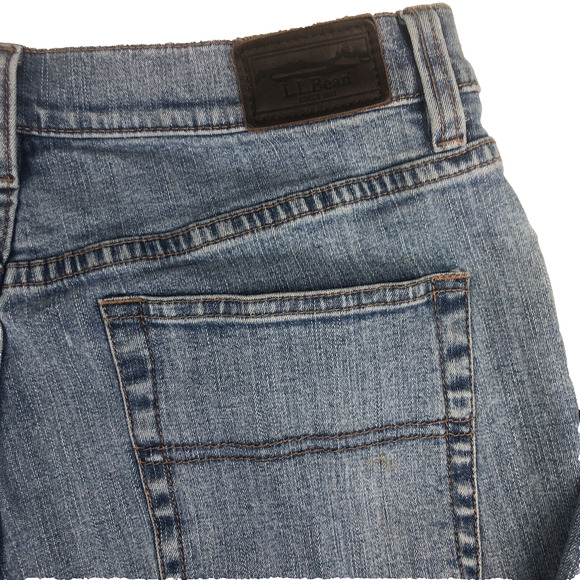 L L Bean Women's Denim Jeans 12 Petite Light Blue Jeans‎ 0XK89 Vintage Nice - Picture 6 of 9
